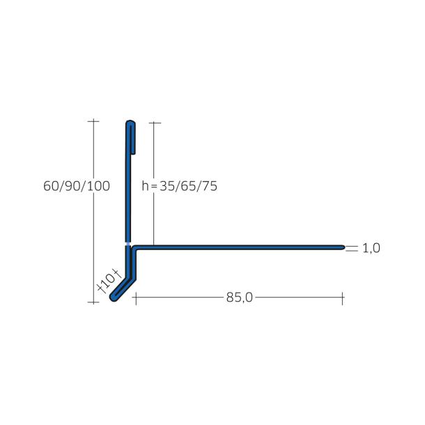 BLANKE BALCONY-Gravel Deck Edge Pro (Aluminium)